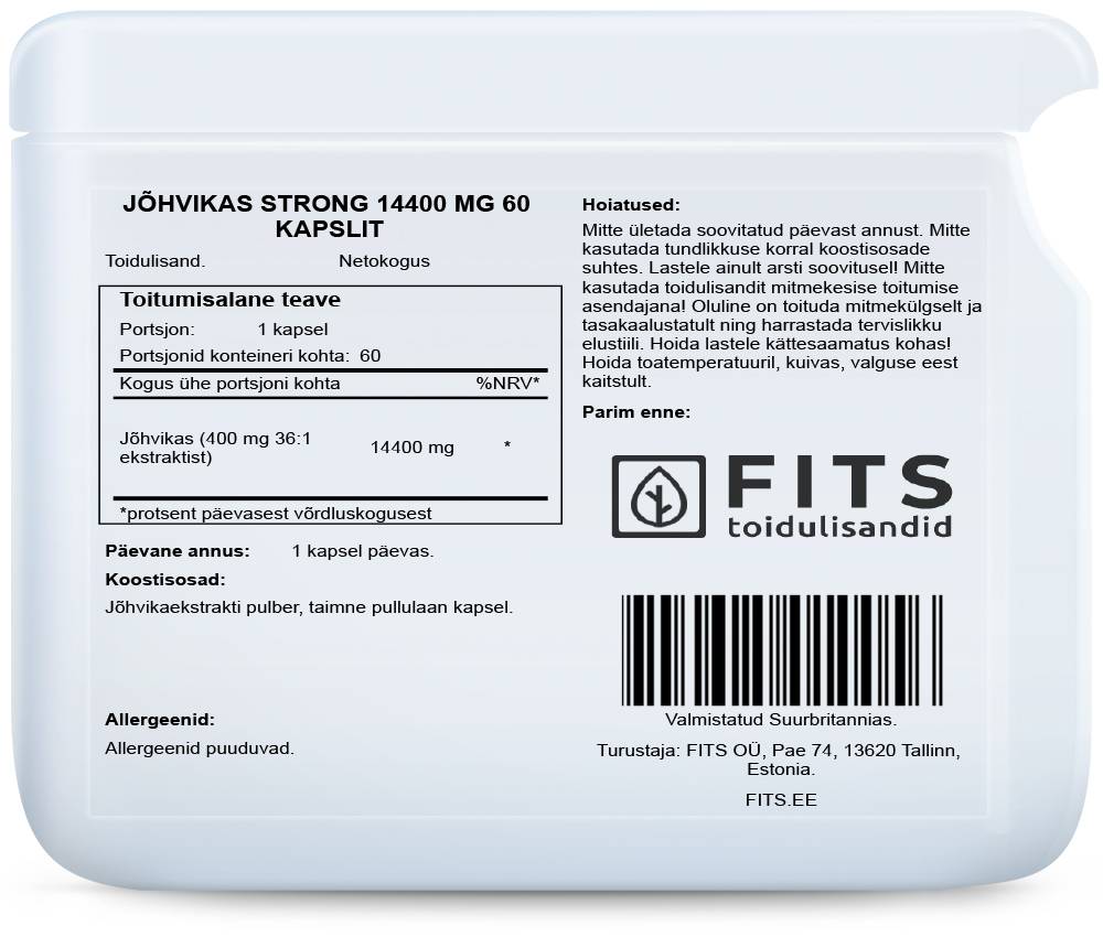 Cranberry Strong 14,400mg 60 capsules