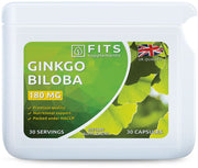 Ginkgo Biloba 180mg 30 capsules
