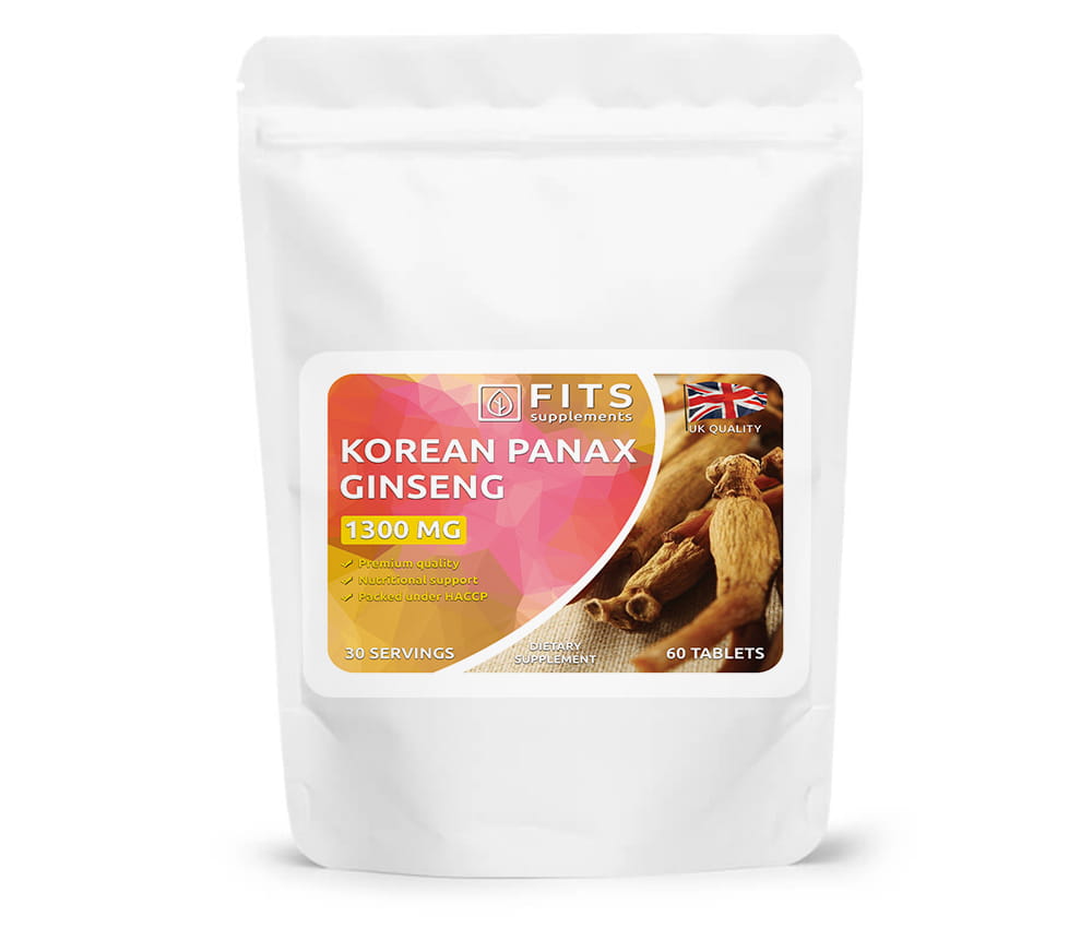 Koreaanse ginseng 1300mg 60 tabletten