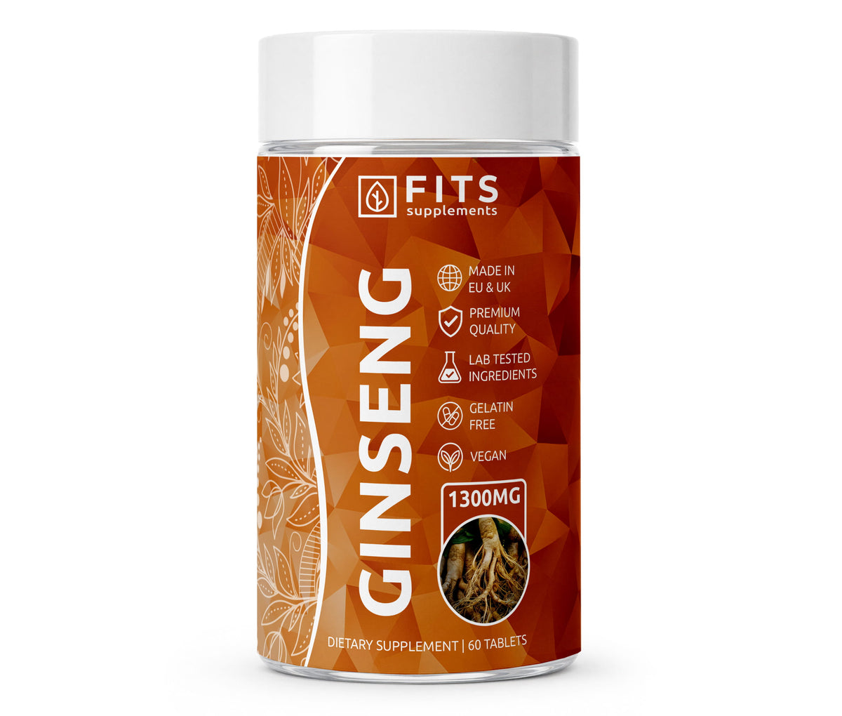 Koreaanse ginseng 1300mg 60 tabletten
