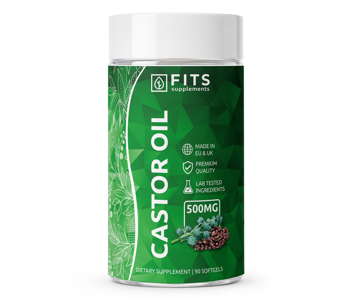 Ricinusolie 500mg 90 zachte capsules