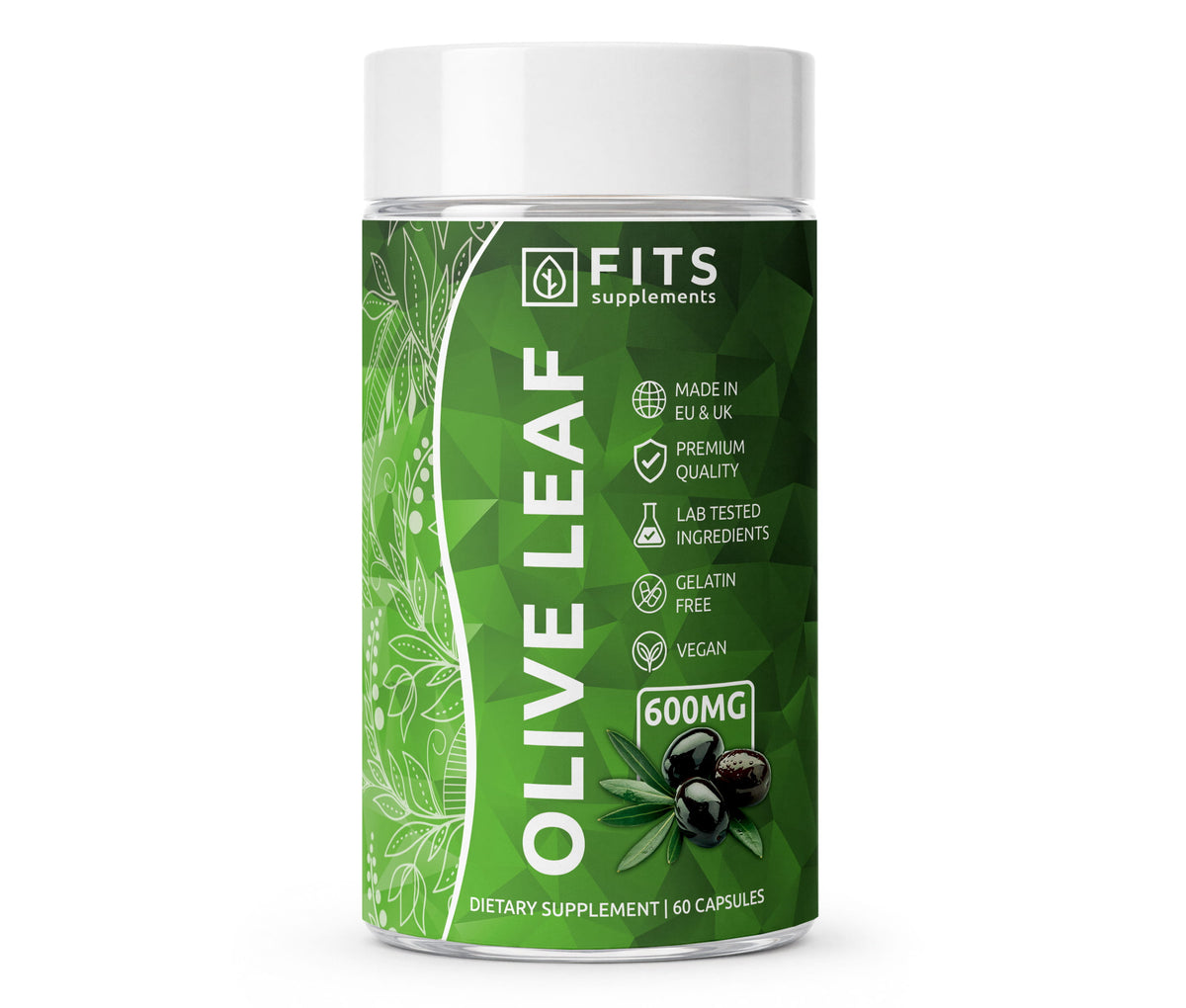 Olive Leaf 600mg 60 capsules