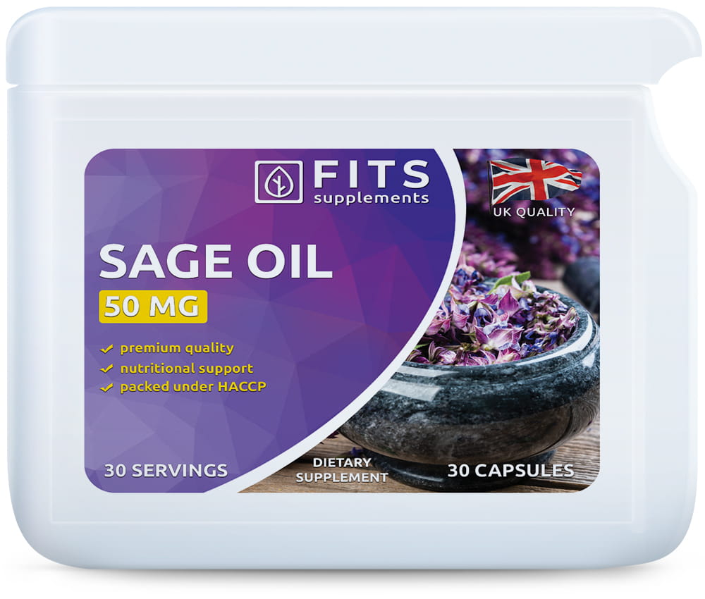 Sage Oil 50mg 30 capsules