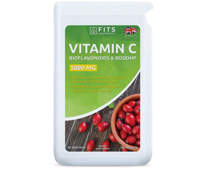 Vitamin C 1000mg with Rosehip and Bioflavonoids 90 tablets