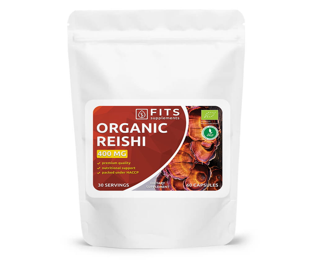 Biologische Reishi 400mg 60 capsules