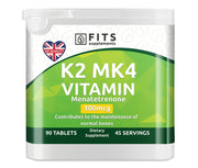 Vitamin K2 MK4 100 mcg 90 tablets