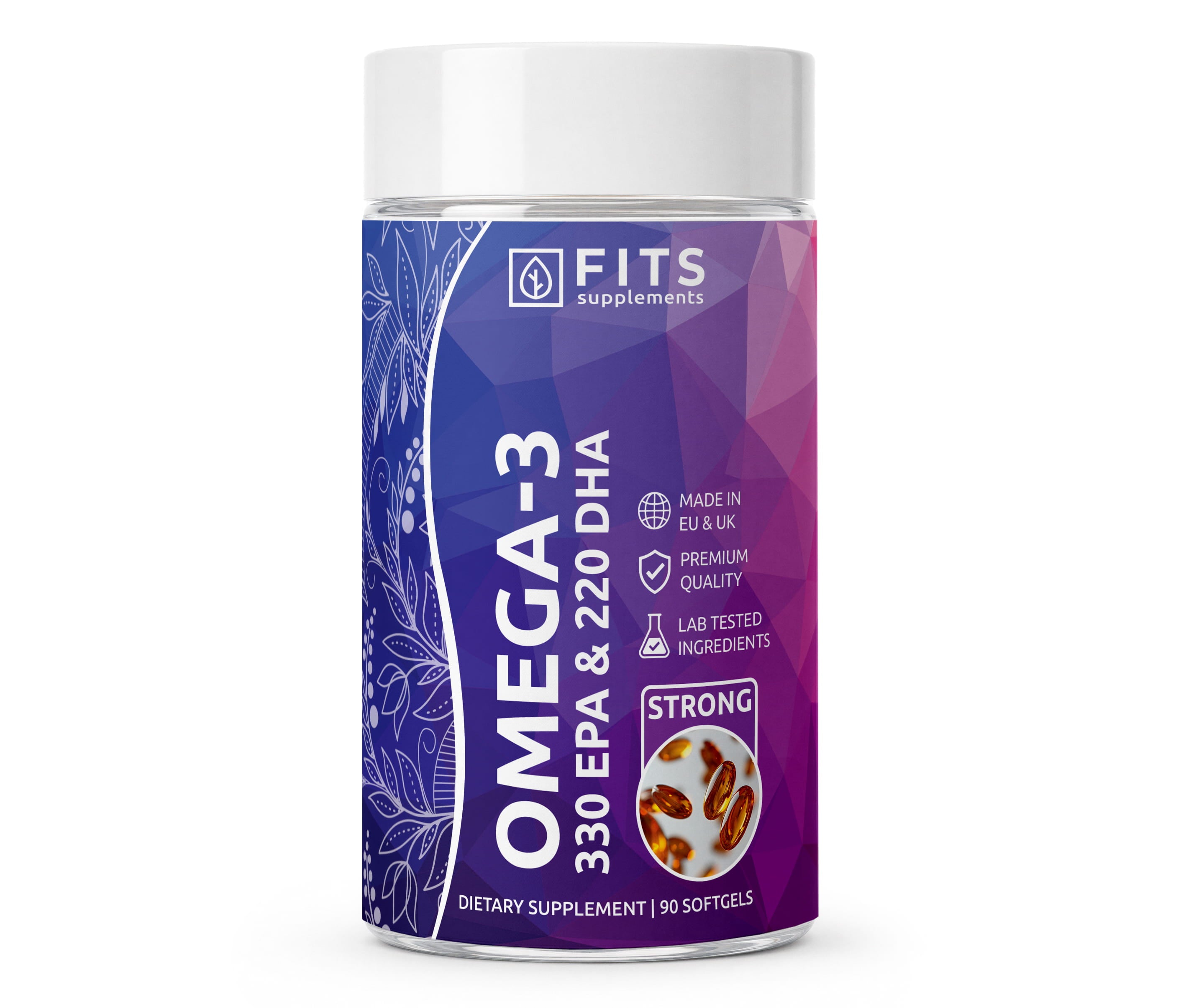 Omega-3 Strong 330 EPA en 220 DHA 90 softgels