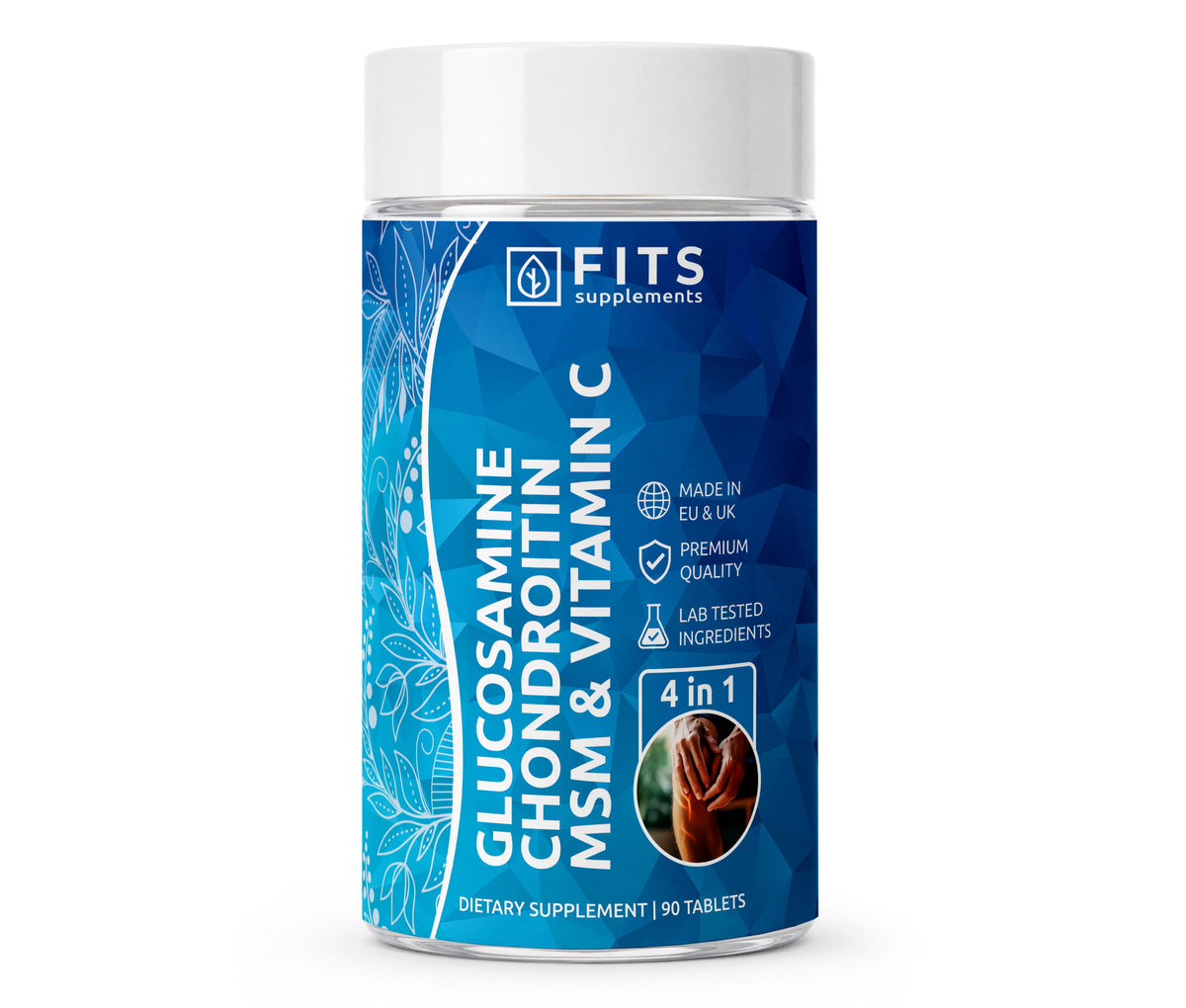 Glucosamine, Chondroïtine, MSM en Vitamine C 90 tabletten
