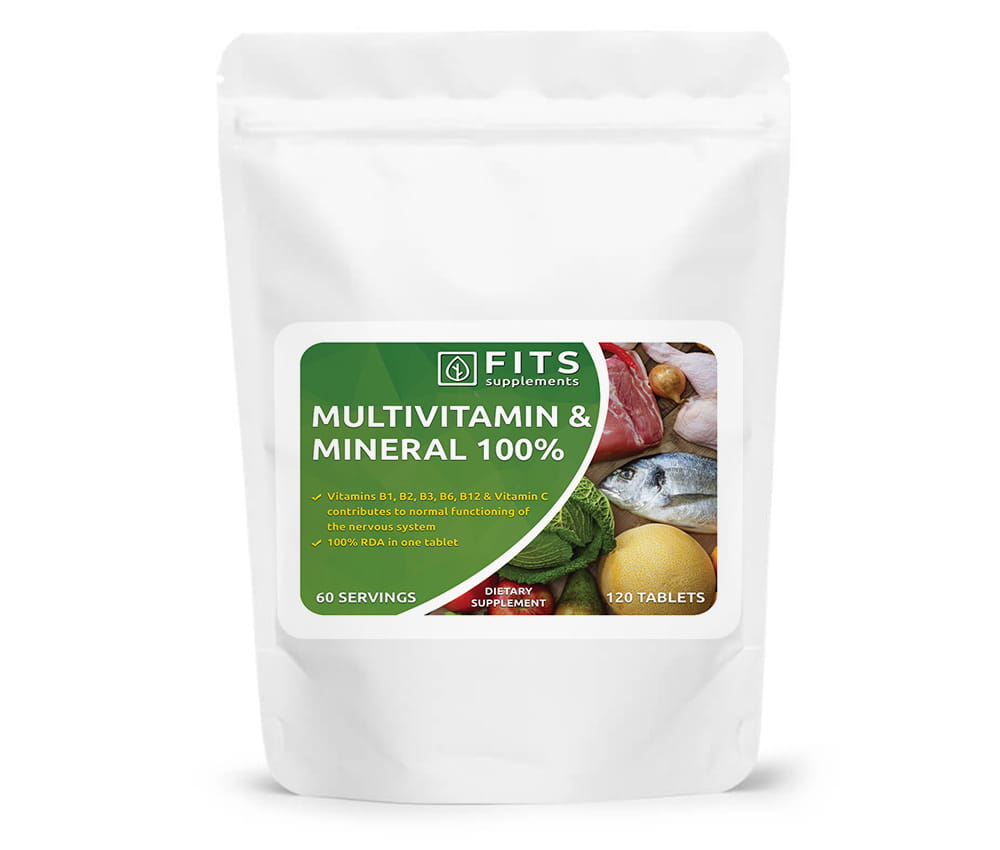 Multivitamine en mineraal 100% 120 tabletten