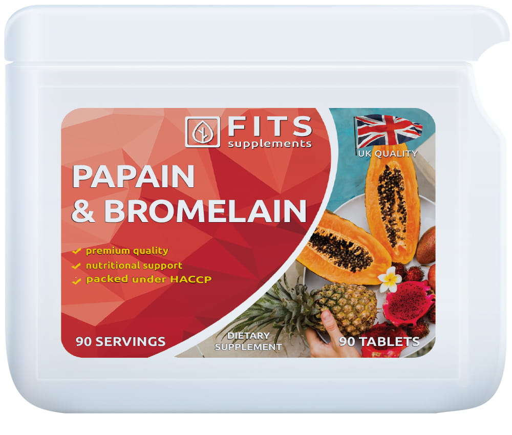 Papain and Bromelain 90 tablets