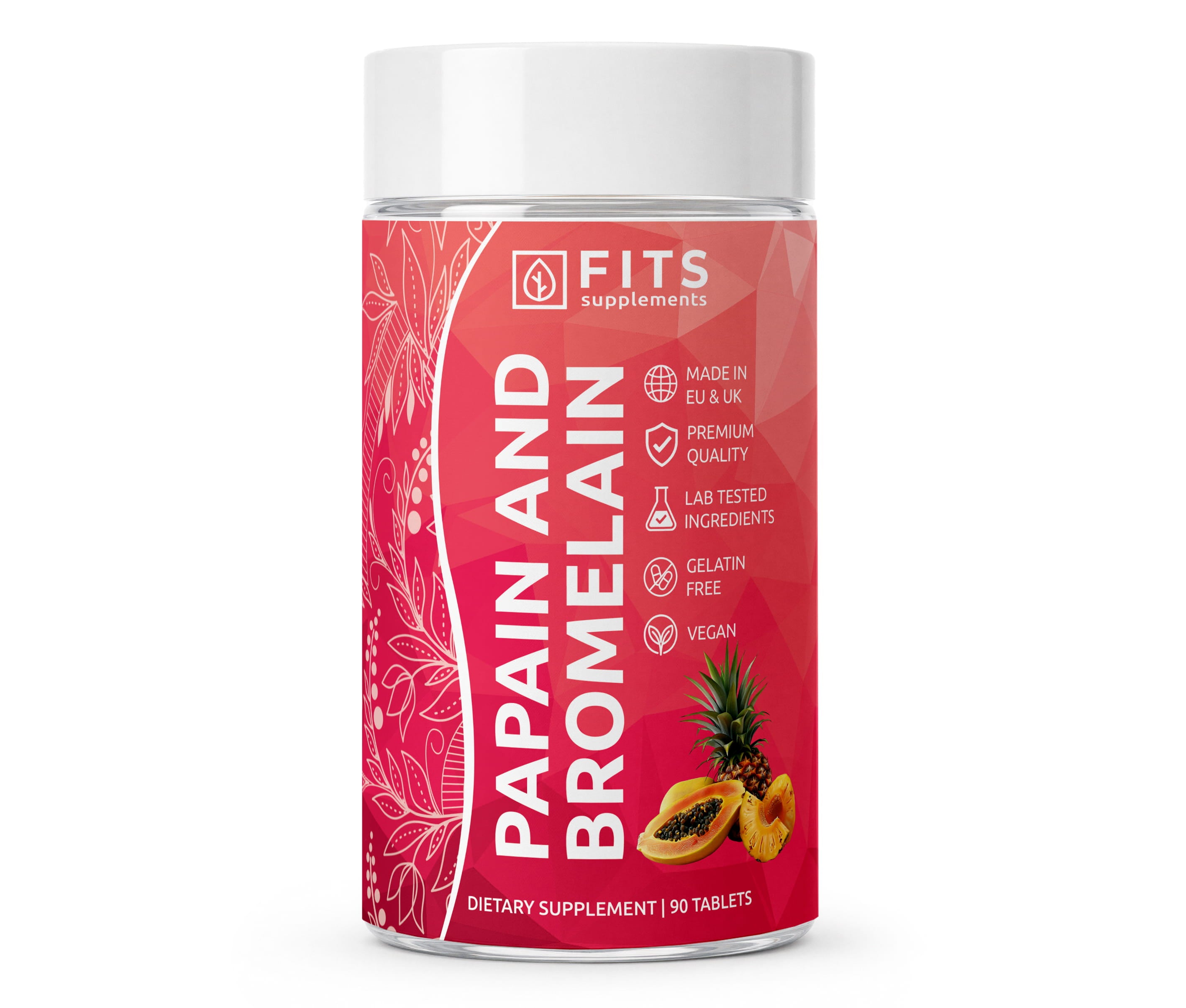 Papain en Bromelaïne 90 tabletten