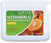 Vitamin C 500mg Orange with Betacarotene chewable 60 tablets