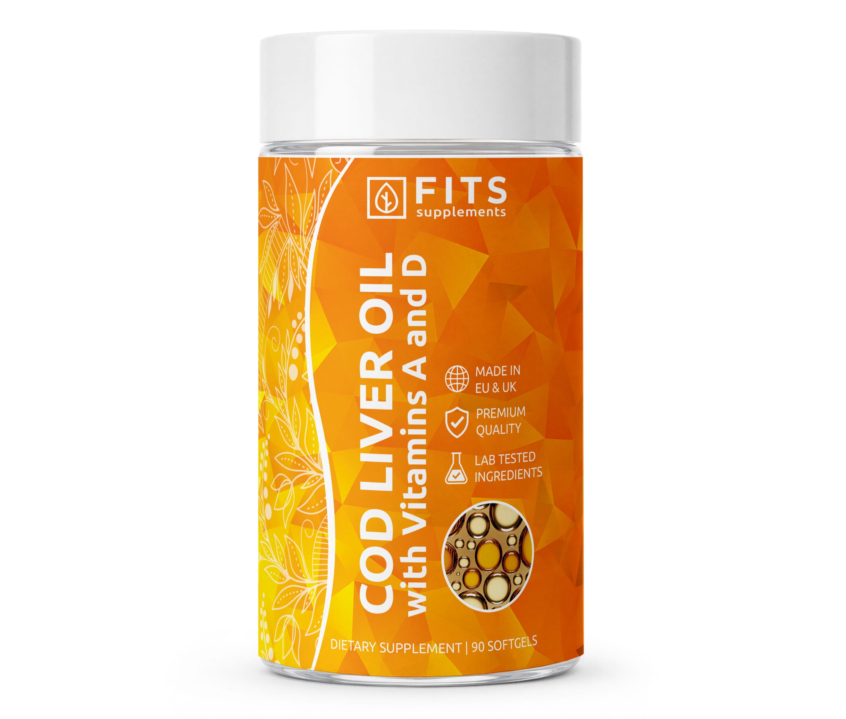 Levertraadolie met vitamines A en D 90 zachte capsules