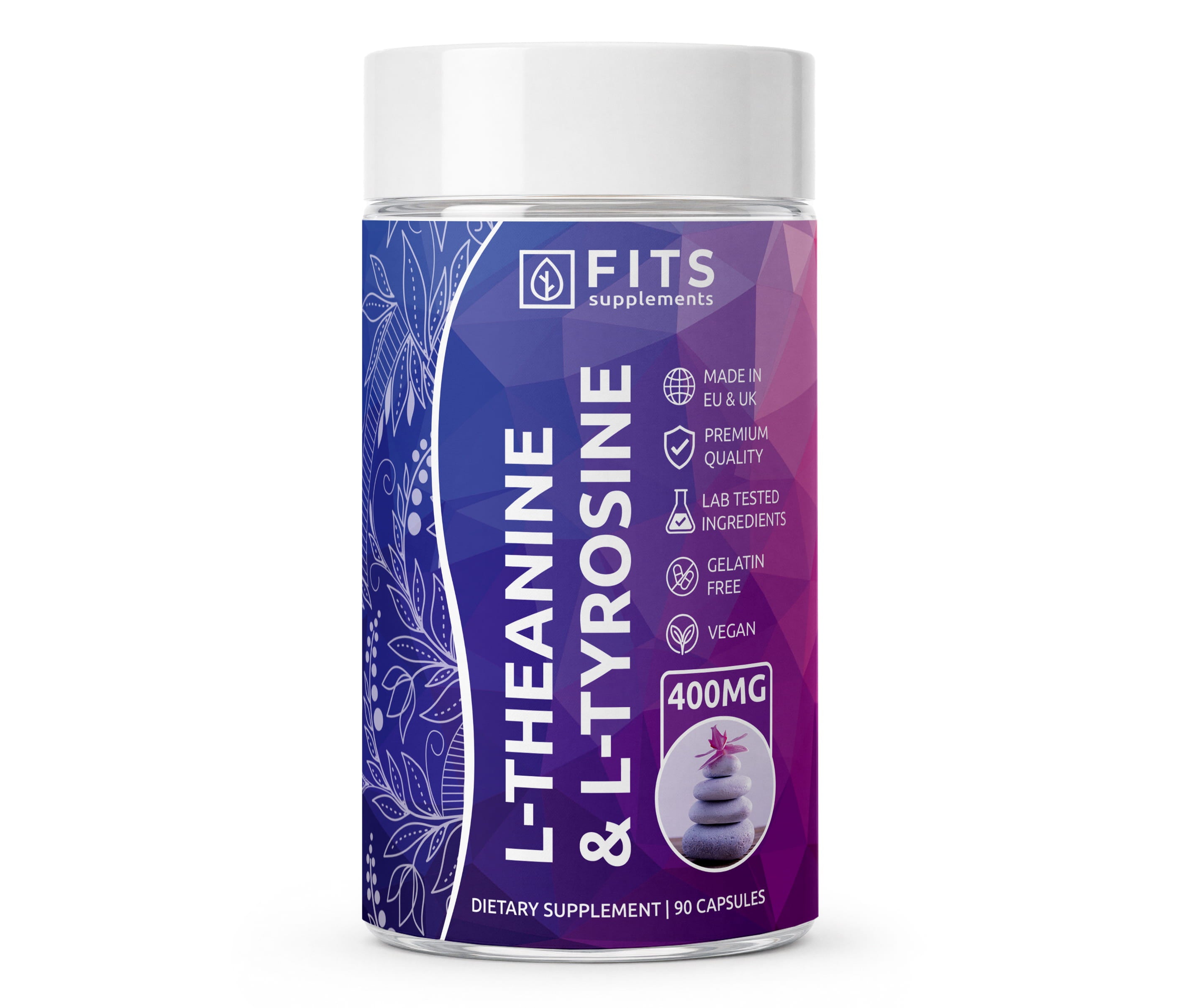 L-Theanine en L-Tyrosine 90 capsules