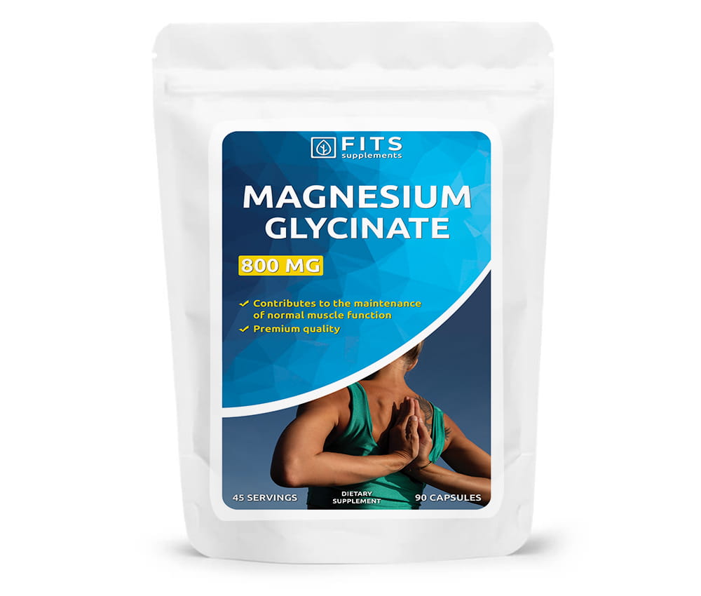 Magnesiumglycinaat 800 mg 90 capsules