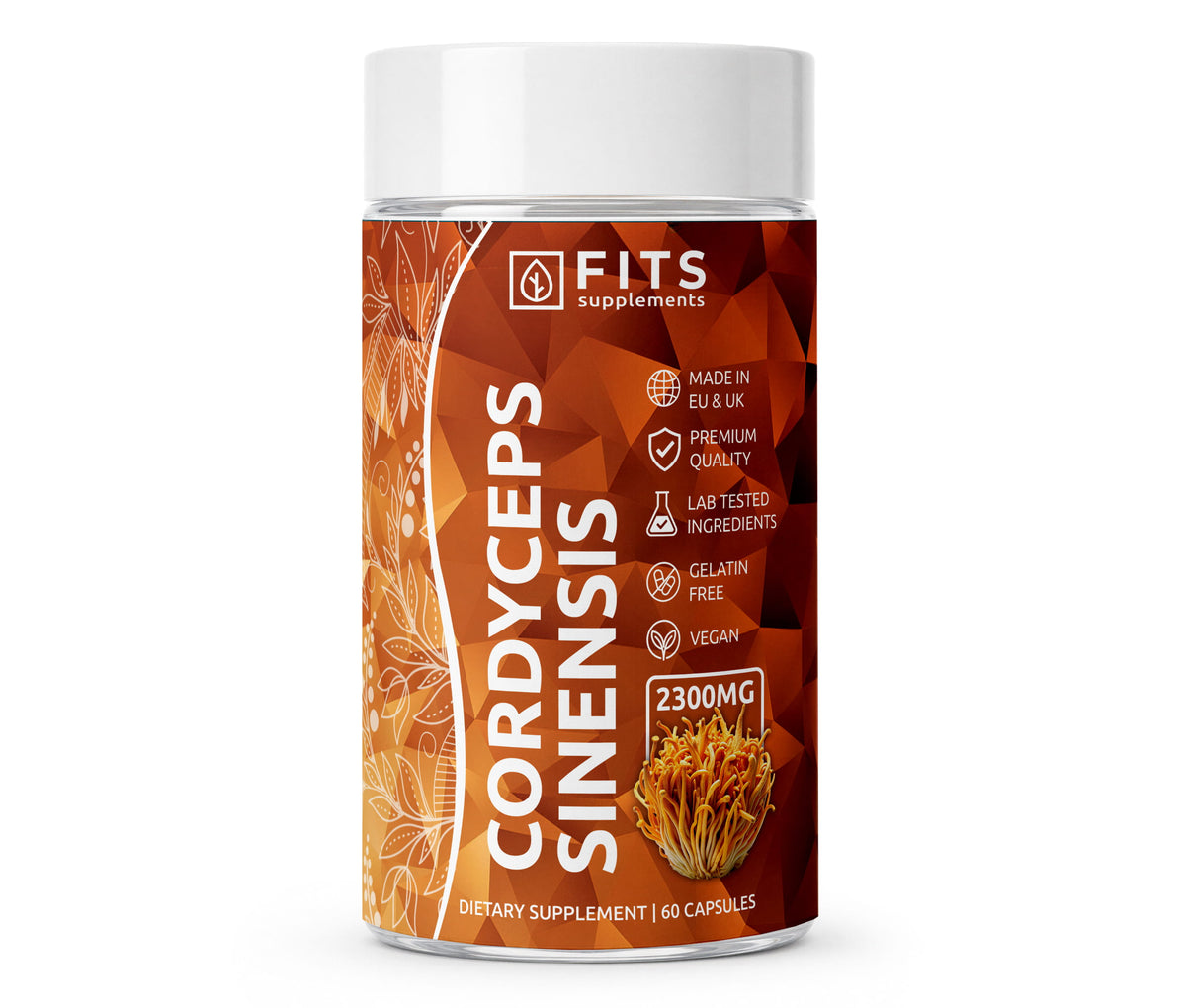Cordyceps Sinensis Sterk 2300mg 60 capsules