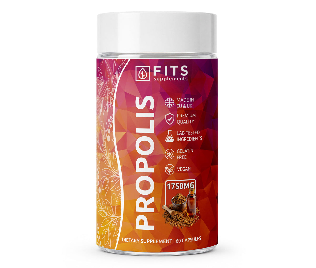 Propolis Sterk 1750mg 60 capsules