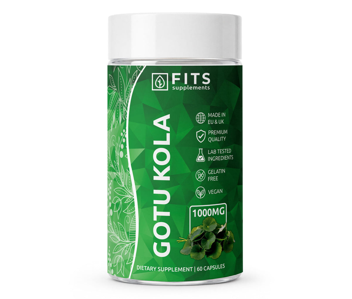 Gotu Kola Sterk 1000mg 60 capsules