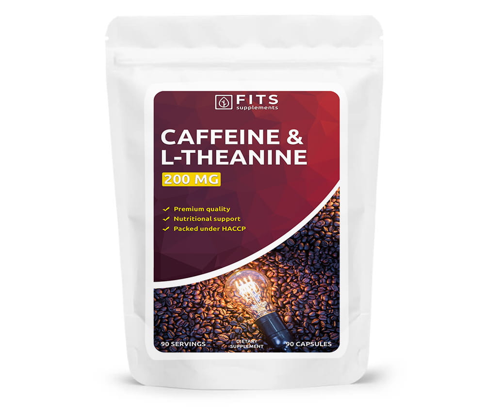 Cafeïne en L-Theanine 90 capsules