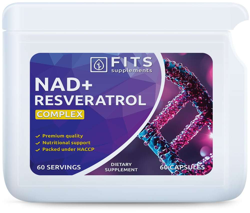 NAD+ en Resveratrol 60 capsules