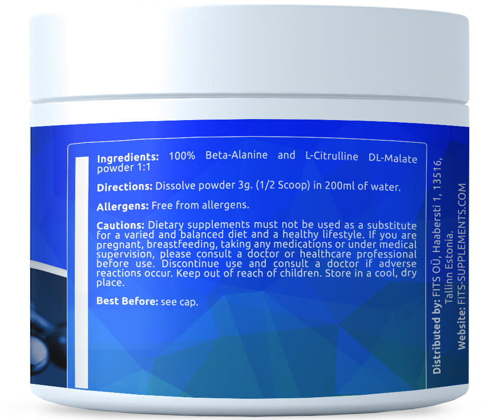 Beta-Alanine en Citrulline poeder 200g