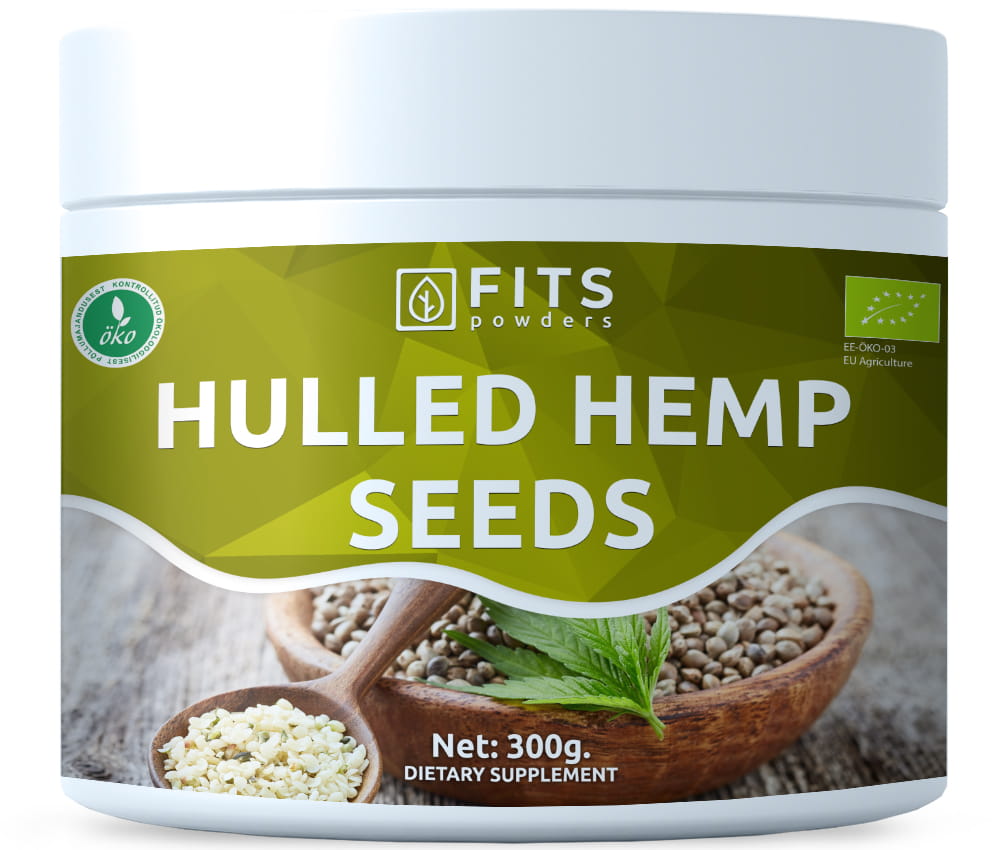 Organic Hulled Hemp Seeds 300g