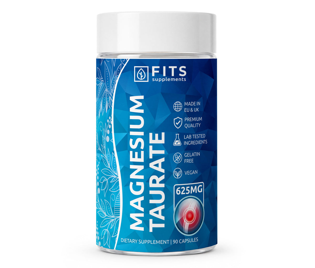Magnesiumtauraat 625 mg 90 capsules