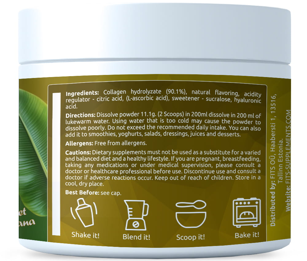 Premium Collagen Sweet Banana 325g powder
