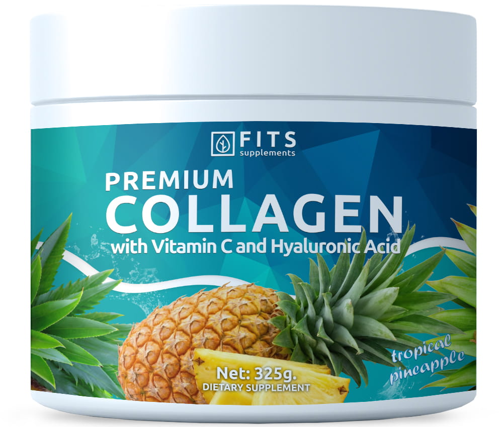 Premium Collageen Tropische Ananas 325g poeder