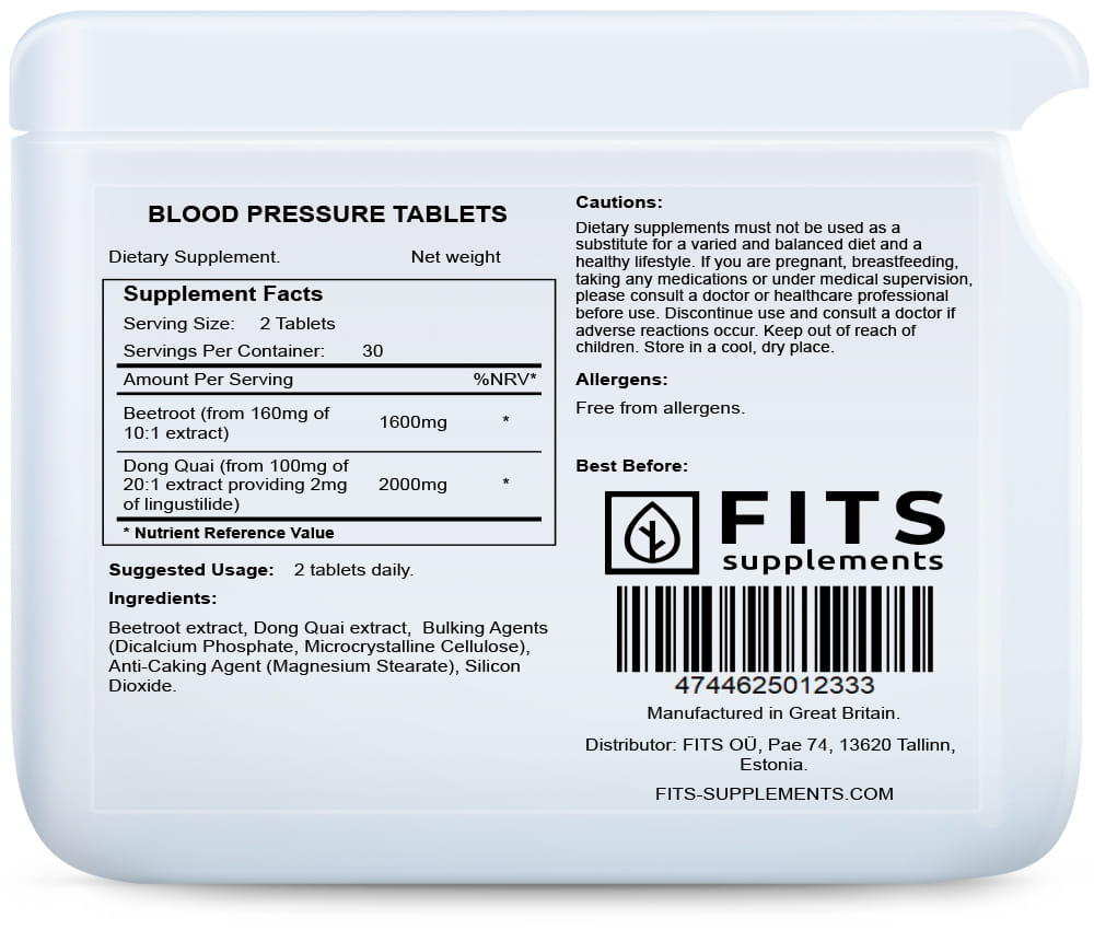 Blood Pressure 60 tablets