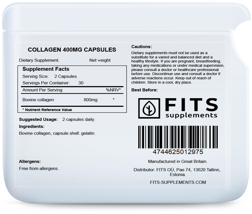 Collagen 400mg 60 capsules