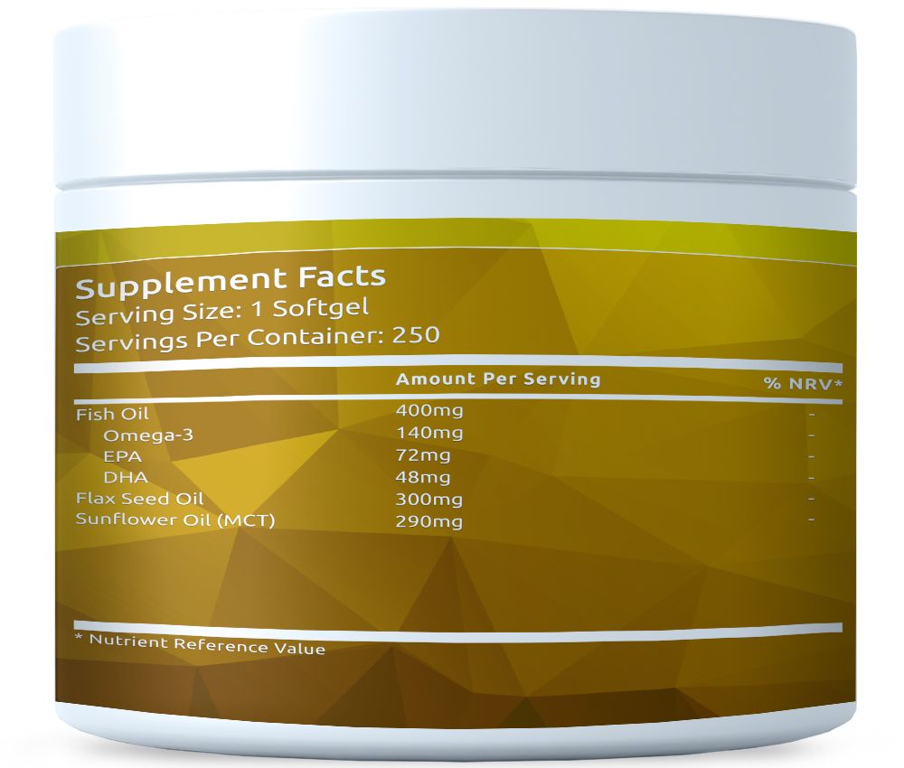 Omega 3-6-9 1000mg 250 softgels