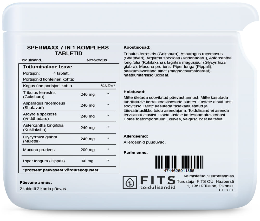 Sperm Boost 7 in 1 Complex 120 tablets